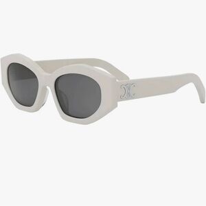 Celine Triomphe Women's Sunglasses - white